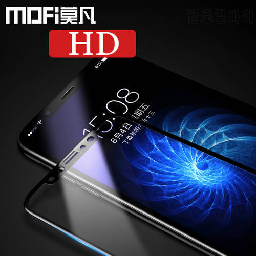 for iPhone XS max glass tempered full cover MOFi for iPhone XS screen protector front film black for iPhone XR protection