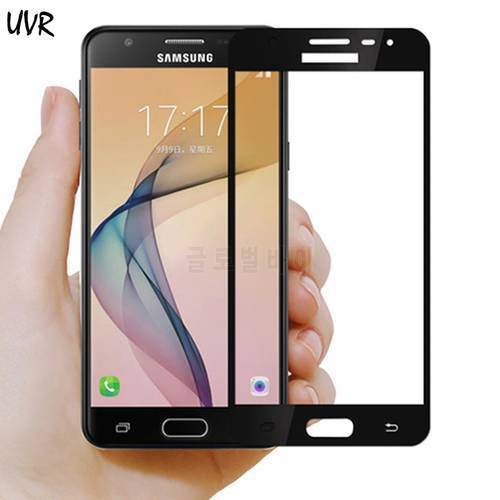 Black White Gold Colorful Tempered Glass For Samsung Galaxy J3 J7 J5 2016 2017 Screen Protector Full Screen Cover Glass
