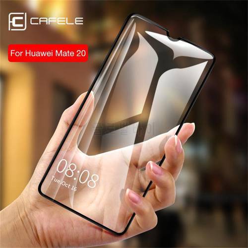 CAFELE Tempered Glass Screen Protector for Huawei Mate 20 Pro Full Cover 6D Edge Protective HD Clear Film for Huawei P40 P30 Pro