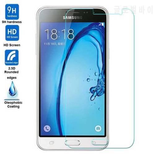 For Samsung Galaxy J3 2016 Tempered Glass Original 9H Protective Film Explosion-proof Screen Protector For J320 J320F