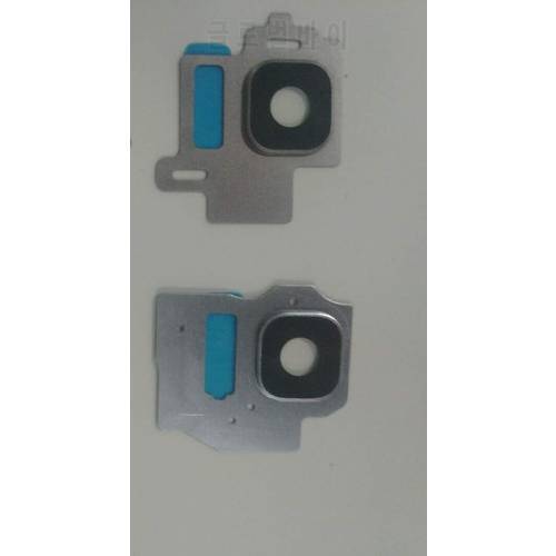 100pcs/lot Camera Lens For SAMSUNG S8 Rear Camera Glass Cover With Frame Holder For SAMSUNG Galaxy S8 Plus Back Camera Lens
