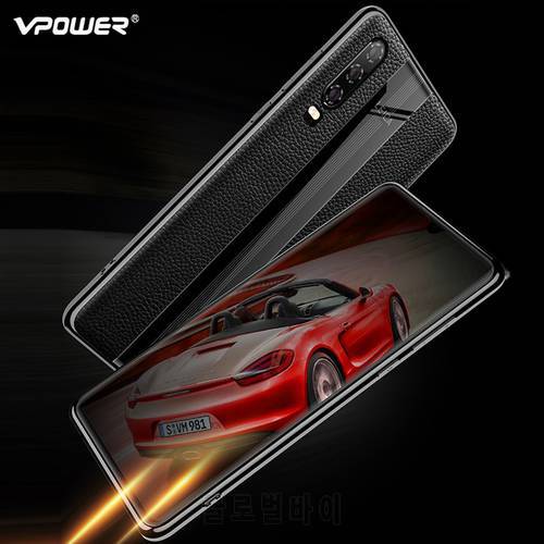 For Huawei P30 P30 Pro Genuine leather case huawei p30 pro Phone protection hybrid true leather back case cover