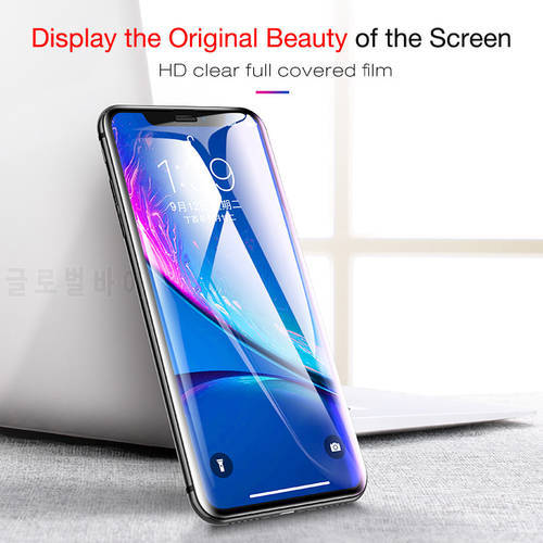 CAFELE 3D Screen Protector For iPhone 11 Pro Max X XR XS Max Full Coverage Tempered Glass Protective Glass For iPhone 11 Pro Max