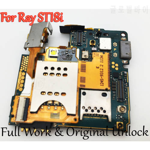 Full Work Original Unlock Mainboard For Sony Xperia Ray ST18i motherboard Logic Circuit Electronic Panel