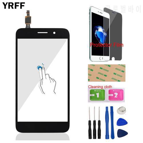5&39&39 Mobile Phone Touch Glass For Huawei Y3 2017 CRO-U00 CRO-L02 CRO-L22 Touch Screen Digitizer Panel Tools Free Protecotr Film