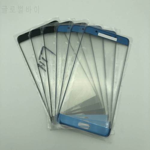2 Pcs Ori Glass For Samsung Galaxy Note FE Fan Edition for Samsung Note 7 front glass touch screen replacement edge glass