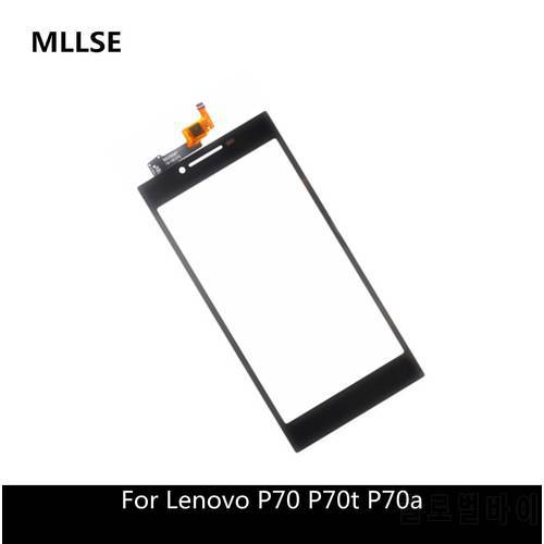 5.0&39&39 Touch Screen Digitizer For Lenovo P70 P70t P70a Touch Panel Glass Lens Sensor TouchScreen Replacement + Adhesive