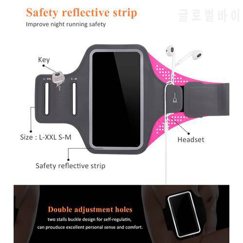 Waterproof Sports Armband Phone Case For iPhone 6 7 8 X For Samsung Huawei Xiaomi Universal Sport Arm Band Running Fitness