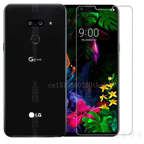 for LG G8 ThinQ Tempered Glass 100% Good Quality Premium 9H Screen Protector Protective Glass Film Accessories for LG G 8 ThinQ
