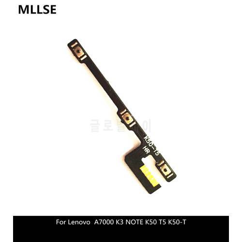 Replacement Power ON OFF Volume Button Switch Flex Cable For Lenovo A7000 K3 NOTE K50 T5 K50-T