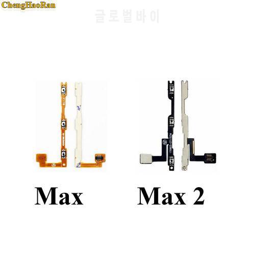 ChengHaoRan New Power Button On / Off Volume Mute Switch Button Flex Cable For Xiaomi Mi Max 2 Max2 Repair parts replacement