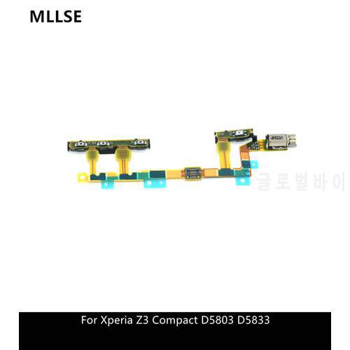 Repair Power on/off Volume Button Vibration Motor and Power Switch Flex Cable For Sony Xperia Z3 Compact D5803 D5833 Mini M55W