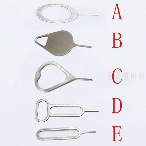 500Pcs/lot Metal Universal Sim Card Tray Pin Ejecting Removal Needle Opener Ejector For Mobile phone
