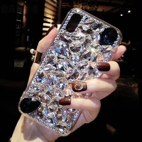 Fashion Design Super Luxury Bling Crystal Diamond Rhinestone Case Cover For Samsung S8 S9 S10 S20 S21 FE PLUS Note 8 9 10 20