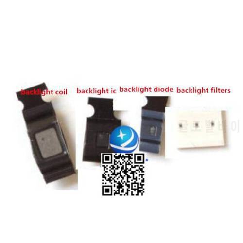 10set/lot (40pcs)for iPhone 6 6plus 6+ Backlight IC Chip U1502 + Backlight coil L1503+backlight diode D1501+fuses filters fl2024