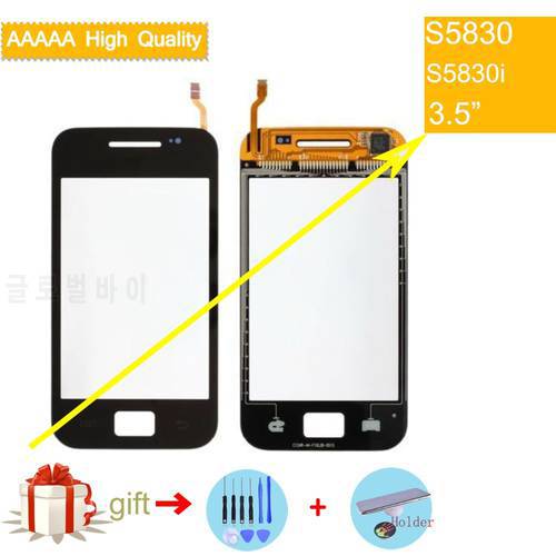 For Samsung Galaxy Ace S5830 S5830i GT-S5830 Touch Screen Panel Sensor Digitizer Front Glass Outer Lens Touchscreen