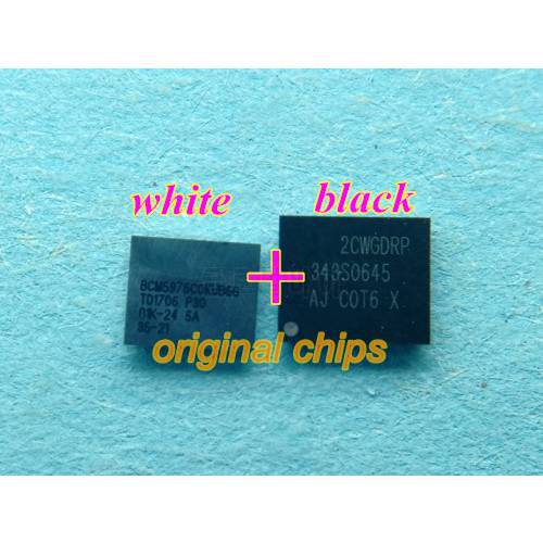 1pair /lot touch screen ic chip for Iphone 5S 5C white U12 BCM5976C0KUB6G + black 343S0645 U15
