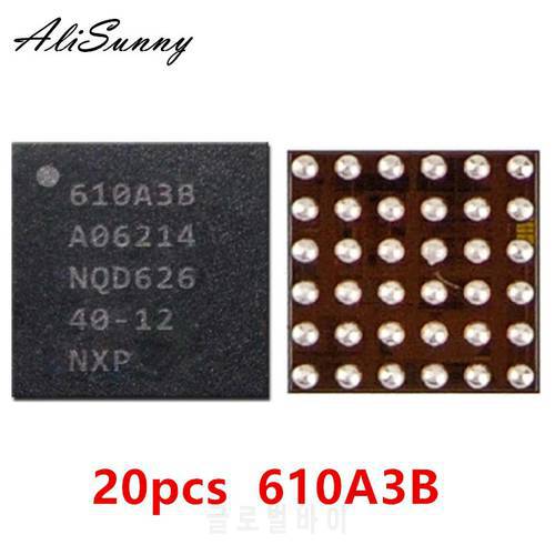 AliSunny 20pcs 610A3B for iPhone 7 Plus 7P 7G USB U2 Charging iC Charger Chip U4001 BGA 36Pin on Board Ball Repair Parts