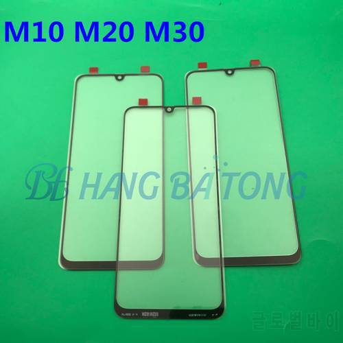 Original LCD Display glass For Samsung Galaxy M10 M20 M30 M10S M20S M30S 2019 Touch Screen Front Glass Panel Outer Glass Lens