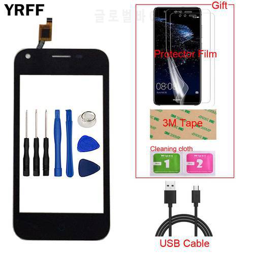 4.0 Mobile Touch Screen TouchScreen For ZTE Blade L110 L 110 Touch Screen Digitizer Panel Front Glass Lens Sensor Tools Gift