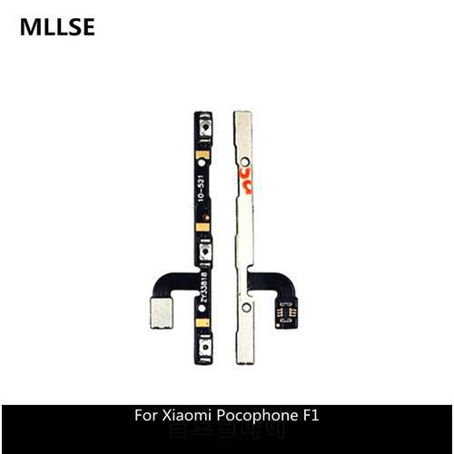 For Xiaomi Pocophone F1 New Power On Off Volume Up Down Key Button Poco F1 Switch Ribbon Flex Cable Replacement Parts
