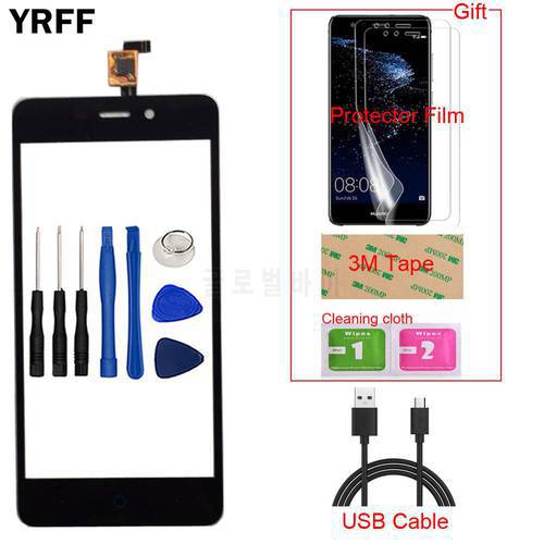 Mobile Touch Screen Digitizer For ZTE Blade X3 Blade D2 T620 A452 Touch Screen Touch Screen Sensor Front Glass Tools Gift