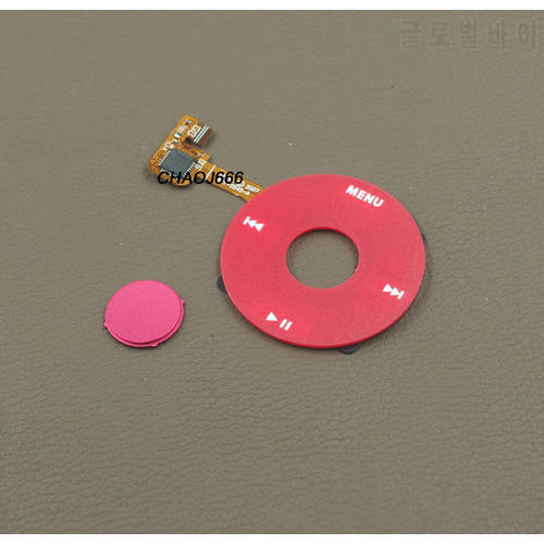 Red Color Clickwheel Click Wheel Central Button for iPod 6th 7th Classic 80GB 120GB Thick Thin 160GB U2 Special Edition