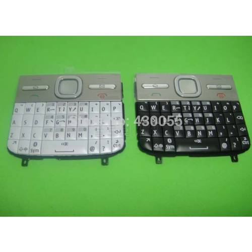 10pcs White/Black New Y Housing Cover Case Keypads Keyboards For Nokia e5 e500 e5-00 , Free Shipping