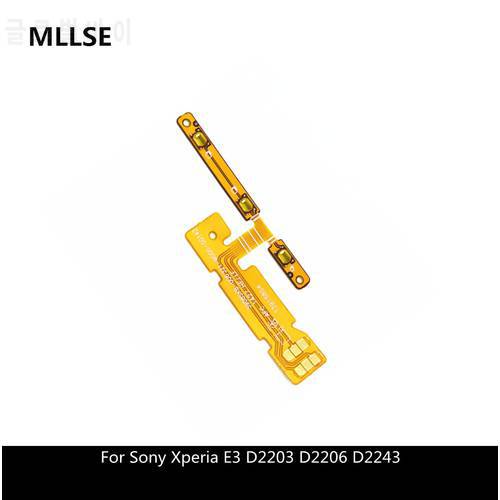 Power On / Off Volume Mute Button Switch Flex Cable For Sony Xperia E3 D2203 D2206 D2243
