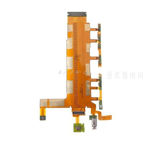 Power Switch Microphone Flex Cable Mobile Phone Parts For Sony Xperia Z3 Dual D6633