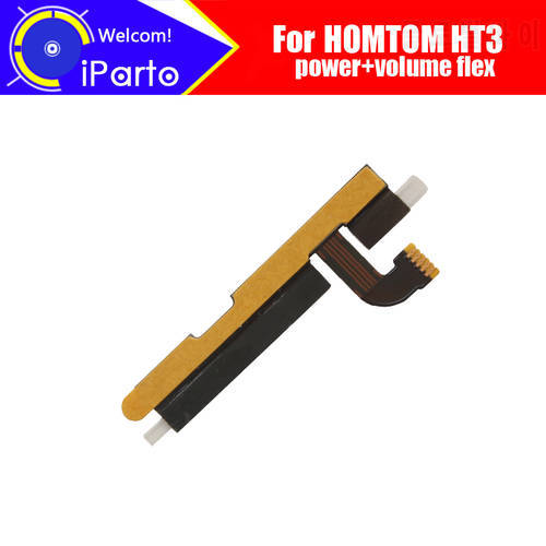 HOMTOM HT3 FPC Flex Cable 100% Original Power+Volume Button FPC Wire Flex Cable repair accessories for HOMTOM HT3