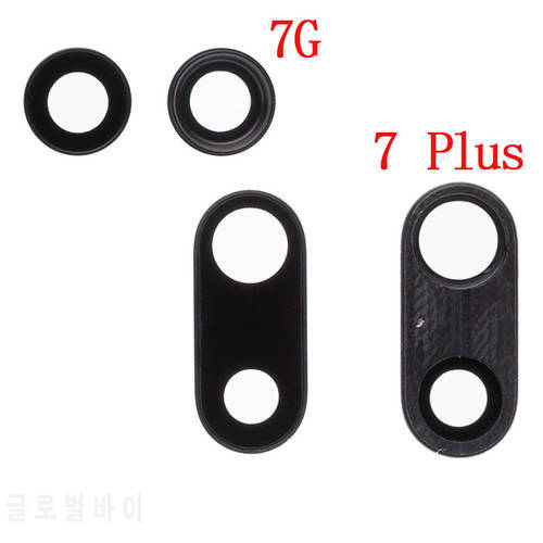 1pcs New Back Camera Glass Lens for iPhone 7G 7 8 PLUS Rear Camera Ring Holder with Glass Lens Cover Replacement Parts