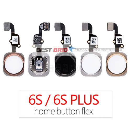 1pcs/lot New Menu Home Button Flex Cable Ribbon Replacement Parts For iPhone 5S 6S 4.7