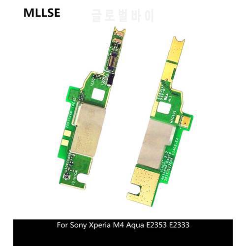 For Sony Xperia M4 Aqua E2353 E2333 Original Antenna Microphone Board Mic PCB Flex Cable Replacement Repair