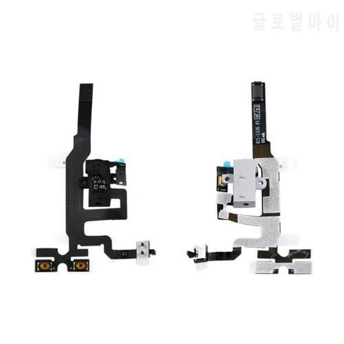 Repair Headphone Audio Jack Volume Button Cable For iPhone 4S Mute Silent Switch Connector Flex Cable Replacement Parts