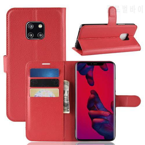 Bookcover For Huawei Mate20 Pro Luxury Leather wallet Cases for Huawei Mate20 Pro Cover shockproof cover for mate20 30pc