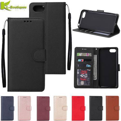 Honor 7A Leather Case on for Huawei Honor 7A DUA-L22 Cover 5.45 inch Classic Style Solid Color Flip Wallet Phone Cases Coque