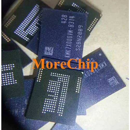 KMK7X000VM-B314 eMMC Nand Flash Memory IC chip Soldered Reballed Pins 2pcs/lot
