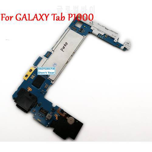 Tested Full Work Unlock Motherboard For Samsung GALAXY Tab P1000 Logic Circuit Electronic Panel From Original Phone