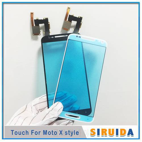 5.7inch LCD Touch Screen Digitizer Front Glass Panel with Flex Cable For Motorola Moto X Style XT1570 XT 1572 1575 Replacement