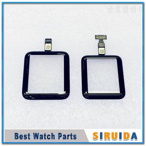 1Pcs 38mm 42mm Touch Screen Digitizer For Apple Watch Series 6 5 4 3 S2 S3 LCD Front Glass Sensor Outer Panel Cover + Flex Cable