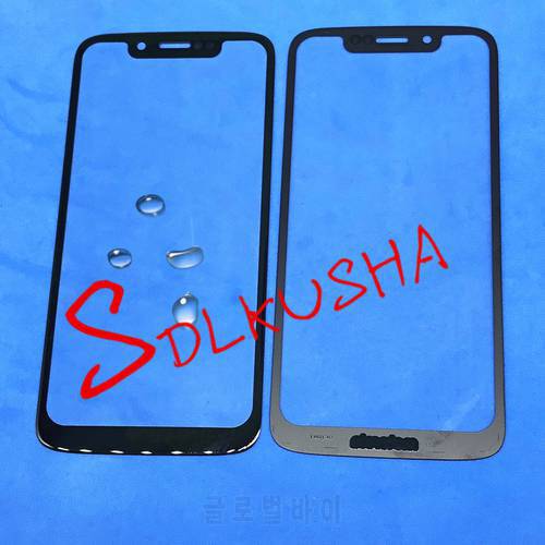10Pcs Glass+OCA Front Outer Screen Glass Lens Replacement Touch Screen LCD Cover For Motorola Moto G7 Play XT1952