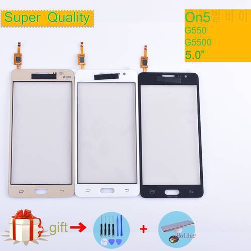 For Samsung Galaxy On5 G5500 G550 Touch Screen Panel Sensor Digitizer Front Outer Glass Touchscreen