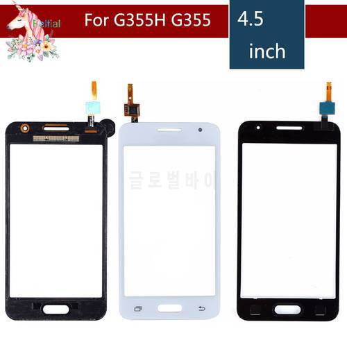 For Samsung Galaxy Core 2 II SM-G355H G355H G355 G355M Touch Screen Digitizer Sensor Outer Glass Lens Panel Replacement