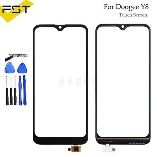 Mobile Touch Screen Glass For Doogee Y8 Digitizer Front Glass Replacement For Doogee Y8c x90 x90l Touch Screen Sensor
