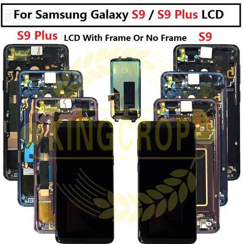 original For Samsung S9 LCD s9 plus Display Touch Screen Digitizer For Samsung GALAXY S9 G960f G9600 S9 Plus G965 g9650 lcd