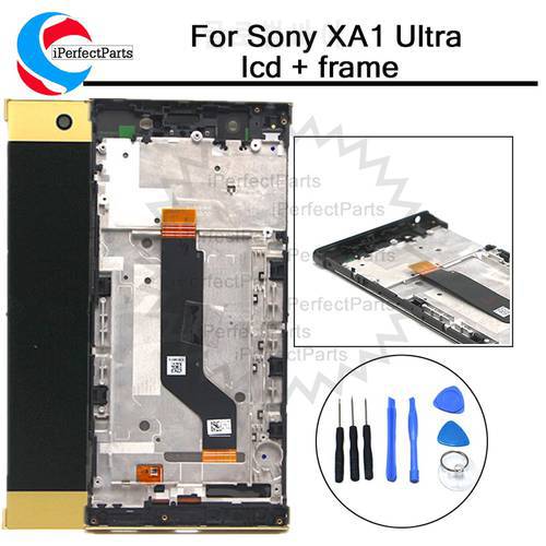 For Sony Xperia XA1 Ultra LCD Display Touch Screen Digitizer Assembly With Frame Replacement 6.0