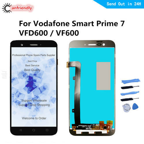 For Vodafone Smart Prime 7 VFD600 VF600 LCD Display+Touch Screen Replacement Digitizer Assembly Phone Panel For Vodafone VFD 600