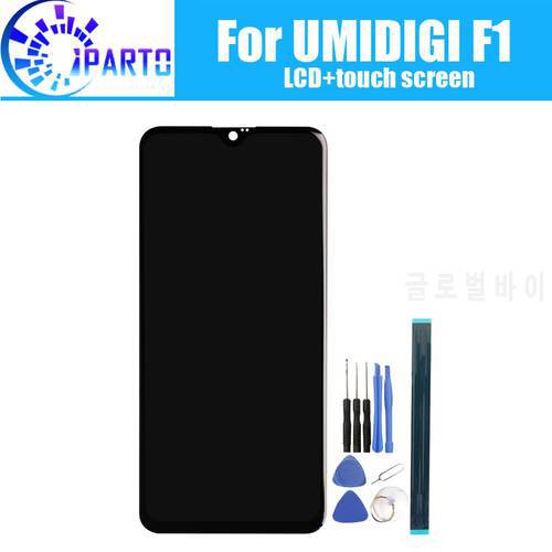 6.3 inch UMIDIGI F1 LCD Display+Touch Screen 100% Original Tested LCD Digitizer Glass Panel Replacement For UMIDIGI F1