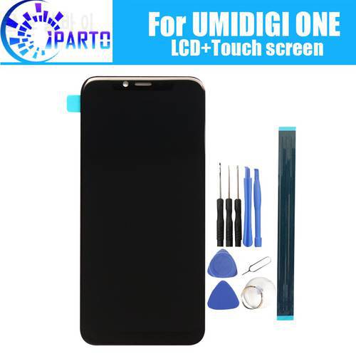 5.9 inch UMIDIGI ONE LCD Display+Touch Screen 100% Original Tested LCD Digitizer Glass Panel Replacement For UMIDIGI ONE